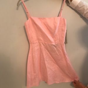 Pink Reformation dress NEVER WORN, TAGS ON